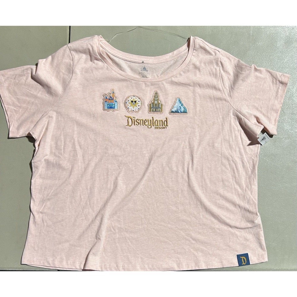 2024 Disneyland California Parks Icons Embroidered Logo Patches Sz 1X NWT Disney